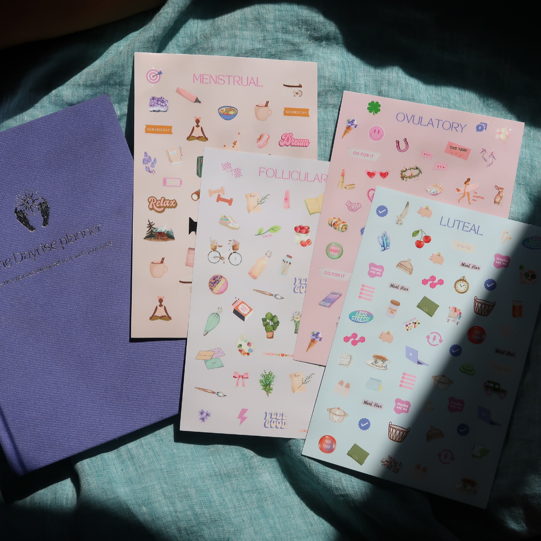 The Dayrise Planner + Happy Period stickers